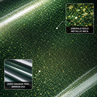 Film de protection de voiture en TPU vert forêt Tesla, protection contre les éclats de pierres, film de protection de peinture (PPF) 1,52x15m, haute brillance, vente en gros en rouleau