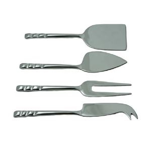 New Homemade Fancy Gifts for Housewarming Customized 4 Pieces Stainless Steel Cutting <b>Tool</b> Set With <b>Wooden</b> Handle Cheese Slicer - Product Image 3