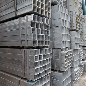 Tubo <span class=keywords><strong>de</strong></span> <span class=keywords><strong>Acero</strong></span> Rectangular Pregalvanizado Q195 100x200mm para Soporte <span class=keywords><strong>de</strong></span> Construcción - Product Image 1