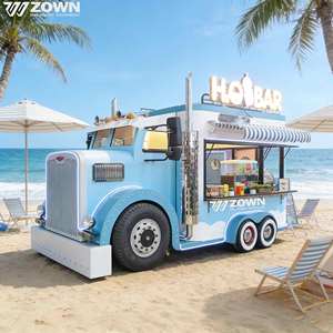 ZOWN Nouveau Design Camion de Restauration Électrique Tout-en-un, Chariot de Cuisine Mobile en Acier Inoxydable et Fibre de Verre pour la Restauration Rapide Commerciale Extérieure - Product Image 1