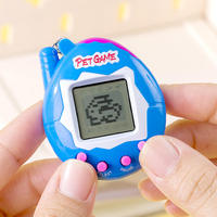 Jeu électronique portable rétro classique en forme d'œuf, porte-clés, jouets électroniques, logo personnalisé pour cadeaux d'enfants, articles promotionnels