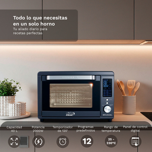 Four à friture sans huile Grunkel 40L 2000W à convection avec fonction rôtissoire pour la cuisine à domicile - Product Image 4