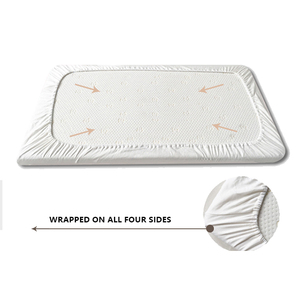 Cama de bambú ecológica 2021 para bebé, lyocell orgánico, ropa de cama ajustada para bebé, colcha para habitación de bebé, novedad de 100% - Product Image 4