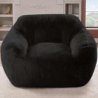Chaise pouf confortable design spacieux pour salon sans remplissage