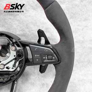 Volant sport en cuir et daim très populaire pour <span class=keywords><strong>Audi</strong></span> B9 A3 A4 A5 RS3 S4 RS5 S3 S5 A6 A7 A8 Q5 Q7 Q8 TT R8 S6 RS6 RS7 S7 B8 - Product Image 4