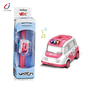 1:62การ์ตูนโลหะผสมดึงกลับเหนี่ยวนำแรงเสียดทานรถพยาบาล Diecast รถของเล่นเด็ก - Product Image 5