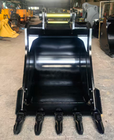 Bucket Penggali RSBM 42'' 1067mm dengan Gigi dan Pemotong Samping untuk Excavator