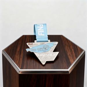 Medalla Deportiva de Aleación de Zinc Sublimada con Diseño Personalizado, Medalla de Oro para Fútbol y Baloncesto, Venta Caliente - Product Image 4