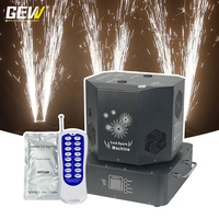 Machine à feux d'artifice froids 1300W à double tête rotative, effet flamme et étincelle, jet double à 360 degrés pour scène de mariage