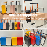 Maleta con Ruedas Anchas a Precio de Fábrica, Maletas de Viaje para Hombre y Mujer, Maleta Rígida de PC Resistente, Breiter Griff Koffer