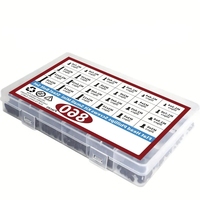 Kit de réparation électronique professionnel OKYN251030-17, 860 pièces, petites vis noires pour ordinateur portable, disque dur, console