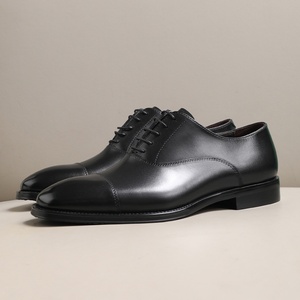 Zapatos Formales de Negocios Estilo Británico para Hombre, Zapatos Formales de Negocios de Cuero Genuino para Hombre, Zapatos de Boda para Hombre - Product Image 2