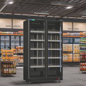 Thời trang hiện đại khách sạn Bar siêu thị dọc Glass Cooler Trung Quốc rượu vang và đồ uống tủ lạnh - Product Image 2