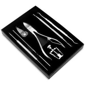 <span class=keywords><strong>Kit</strong></span> de 7 pièces pour ongles incarnés en acier inoxydable – Outils de correction de pédicure, éliminateur d'ongles incarnés, lime à ongles, outils de levage d'ongles - Product Image 4