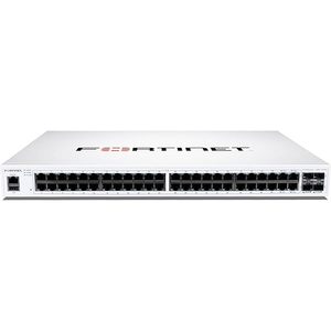 Fortinet FortiSwitch 148F-FPOE 48-Port POE Secure Access Switch With 1 Year Warranty and VLAN Support FS-148F-FPOE - Product Image 1