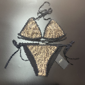 Baju renang wanita desainer Plus Bikini XXL Fitness baju renang kristal manik-manik kain cetak mikro logam String <span class=keywords><strong>Bra</strong></span> Crop Set mulus