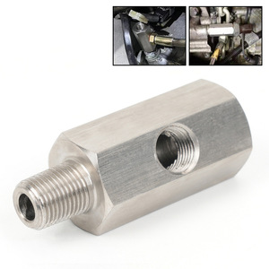 ตัวต่อเทอร์โบชาร์จเจอร์สแตนเลส NPT1/4 NPT1/8อะแดปเตอร์เซ็นเซอร์แรงดันน้ำมันสำหรับรถยนต์ดัดแปลง - Product Image 5