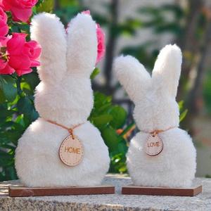 Ensemble de jouets en peluche Lapin de Pâques transfrontalier, mignon et populaire, lot de deux pièces - Product Image 1