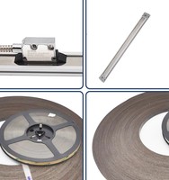 Bande magnétique MS(500) 0-50m, pas de pôle 2mm/5mm, largeur 10mm, bande de mesure magnétique pour tête de lecture d'échelle d'encodeur magnétique