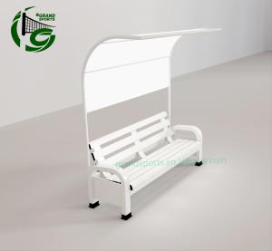 Banco <span class=keywords><strong>de</strong></span> aluminio para <span class=keywords><strong>cancha</strong></span> <span class=keywords><strong>de</strong></span> tenis con toldo, asientos con protección para exteriores para canchas deportivas - Product Image 3