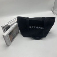 Sac de rangement en feutre multicolore grande capacité pour femme, sac fourre-tout réutilisable avec poignée – Offre Spéciale