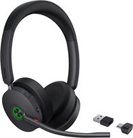 Casque audio BH74 avec support UC USB-C/A Bluetooth sans fil à réduction de bruit certifié Teams pour Yea-Link