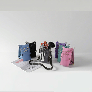 Sac à outils de <span class=keywords><strong>coiffeur</strong></span> en cuir avec 7 poches Fermeture à boucle Modèle de marque OEM Vente en gros disponible Personnalisation ODM/OEM - Product Image 1