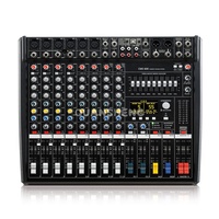 Console de mixage professionnelle CMS600-3, 6 canaux, interface audio, sortie casque pour DJ et karaoké