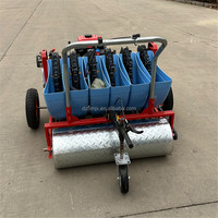 Semoir à ail professionnel pour usage agricole, à commande manuelle, pour tracteur