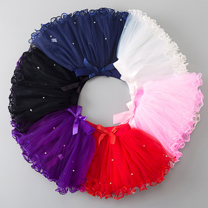 2022 all'ingrosso bambini neonata abiti pieghettati Chiffon <span class=keywords><strong>Tulle</strong></span> bambini perla Tutu <span class=keywords><strong>gonna</strong></span> per <span class=keywords><strong>gonna</strong></span> da ragazza - Product Image 2
