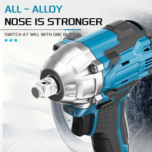 Llave de impacto eléctrica profesional sin escobillas de 18V con batería de litio de 1/2 pulgada para reparación de automóviles, renovación y andamios. - Product Image 3