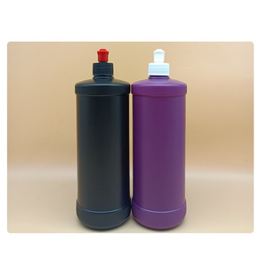 Nhà Máy Rỗng Xe Đánh Bóng Sáp Chia Vẻ Đẹp Móng Tay Tip Mực Chai Hotselling 500Ml Hình Dạng Độc Đáo Giải Phóng Mặt Bằng Nước Màu Đen Chai Nhựa - Product Image 6