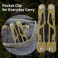 OEM 12 en 1, pince multifonction de survie en plein air en acier inoxydable, pince pliante de camping avec verrouillage de sécurité