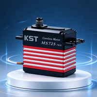 KST MS725 V8.0 HV Digital Coreless Servo Sensor Hall Bahan ABS Cetakan Pribadi 20Kg Torsi Tinggi 0.07dtk Aksesoris RC