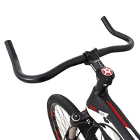 Guidon de vélo de route FMFXTR MTB, guidon durable en forme de corne de taureau, guidon de vélo en alliage d'aluminium 6061, bonne qualité, 25,4*390 mm, CN;GUA