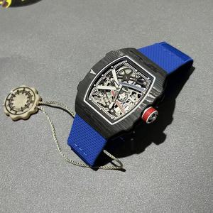 <span class=keywords><strong>Orologio</strong></span> Meccanico di Lusso da Uomo in Fibra di Carbonio di Alta Qualità 67-02, con Vetro Zaffiro, Design Scheletrato, Moda Ultra <span class=keywords><strong>Sottile</strong></span> - Product Image 6