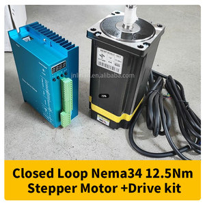 ชุดควบคุมมอเตอร์ไฮบริด NEMA34 แรงบิดสูง 12.5 นิวตันเมตร พร้อมตัวขับมอเตอร์แบบลูป 1.8 องศา ชุดควบคุม Nema34 12 นิวตันเมตร พร้อมหน้าจอดิจิตอล NEMA34 Moto - Product Image 4