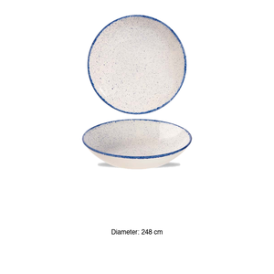 Bol creux bleu indigo profond 24,8 cm Churchill Stonecast 12-Shbievb9 - Product Image 3