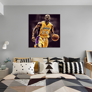 Venta al por mayor jugador de la <span class=keywords><strong>NBA</strong></span> estrella lienzo pintura hogar pared arte pintura personalizada carteles para Decoración - Product Image 5
