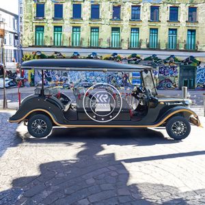 Autobús Turístico de Parque de Atracciones Estilo Antiguo 2025, Auto Clásico Eléctrico, Auto Clásico Vintage, Carrito de Golf - Product Image 1
