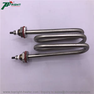 Éléments chauffants <span class=keywords><strong>de</strong></span> tube <span class=keywords><strong>de</strong></span> bobine <span class=keywords><strong>de</strong></span> caloduc électrique <span class=keywords><strong>de</strong></span> type U <span class=keywords><strong>double</strong></span> avec vis - Product Image 6