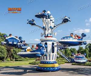 Manège Électrique de <span class=keywords><strong>Parc</strong></span> d'Attractions à Contrôle Manuel, 16 Places, Double Pont, en Forme d'Avion, à Vendre - Product Image 2