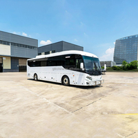 Prix bas 12m conduite à droite autocar de tourisme électrique de luxe 57 places Bus avec AC automatique pur électrique nouveau modèle en vente