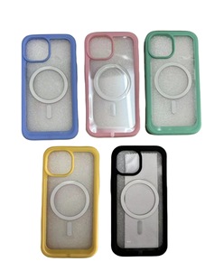 Ốp điện thoại iPhone 16 Pro Max 15 15Pro chất liệu TPU, tích hợp sạc không dây từ tính, acrylic trong suốt hai lớp, kèm miếng dán cường lực kính cường lực chắc chắn - Product Image 5