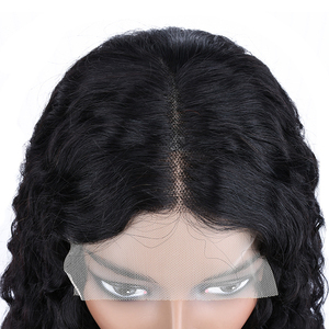 Promozione Fabbrica FYD: Parrucca Lunga Brasiliana 5x5 con Frontale in Pizzo, Completamente Intrecciata a Mano, Capelli Umani Lisci o Ondulati per Donne di Colore - Product Image 2