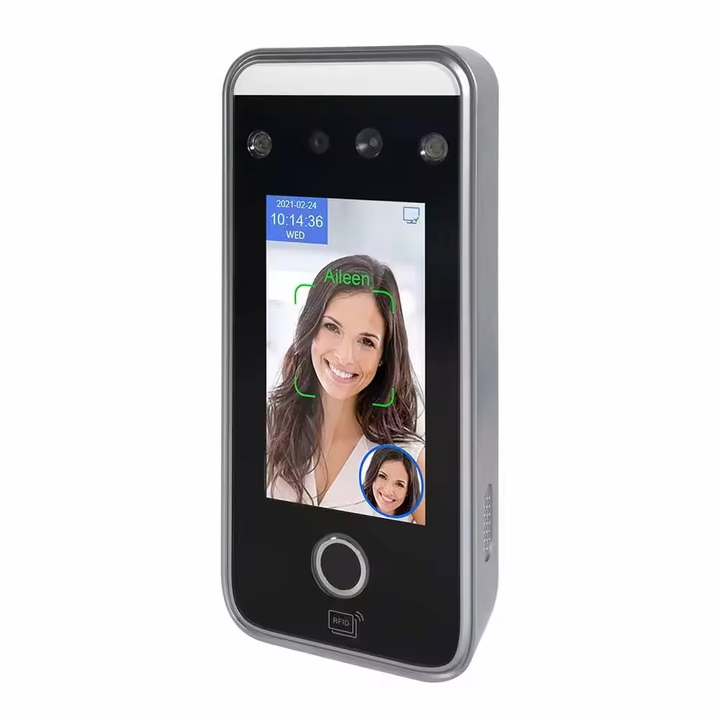 AI Dynamic Face Recognition Time Clock Fingerprint Rfid Access Control ...