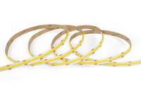 Bande LED flexible FCOB CTA 608D, mode double température de couleur, sans zone sombre, contrôleur externe, température de couleur chaude et froide CCT 2700k-6500k