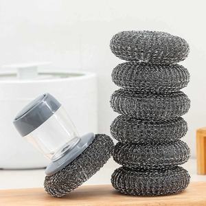 <span class=keywords><strong>VIP</strong></span> - Juego de Cepillos para Limpiar Utensilios de Cocina, Eliminador de Óxido, Cepillo Raspador, Cepillo de Jabón Metálico - Product Image 6