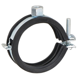 Nhà Máy Trung Quốc Electro-Mạ Kẽm Thép Treo Kẹp Đệm Ống Kẹp Với Chèn Inch Hệ Thống Đo - Product Image 1