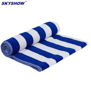 Vente en gros Grande serviette <span class=keywords><strong>de</strong></span> <span class=keywords><strong>bain</strong></span> 100% coton à rayures pour piscine extérieure - Product Image 6